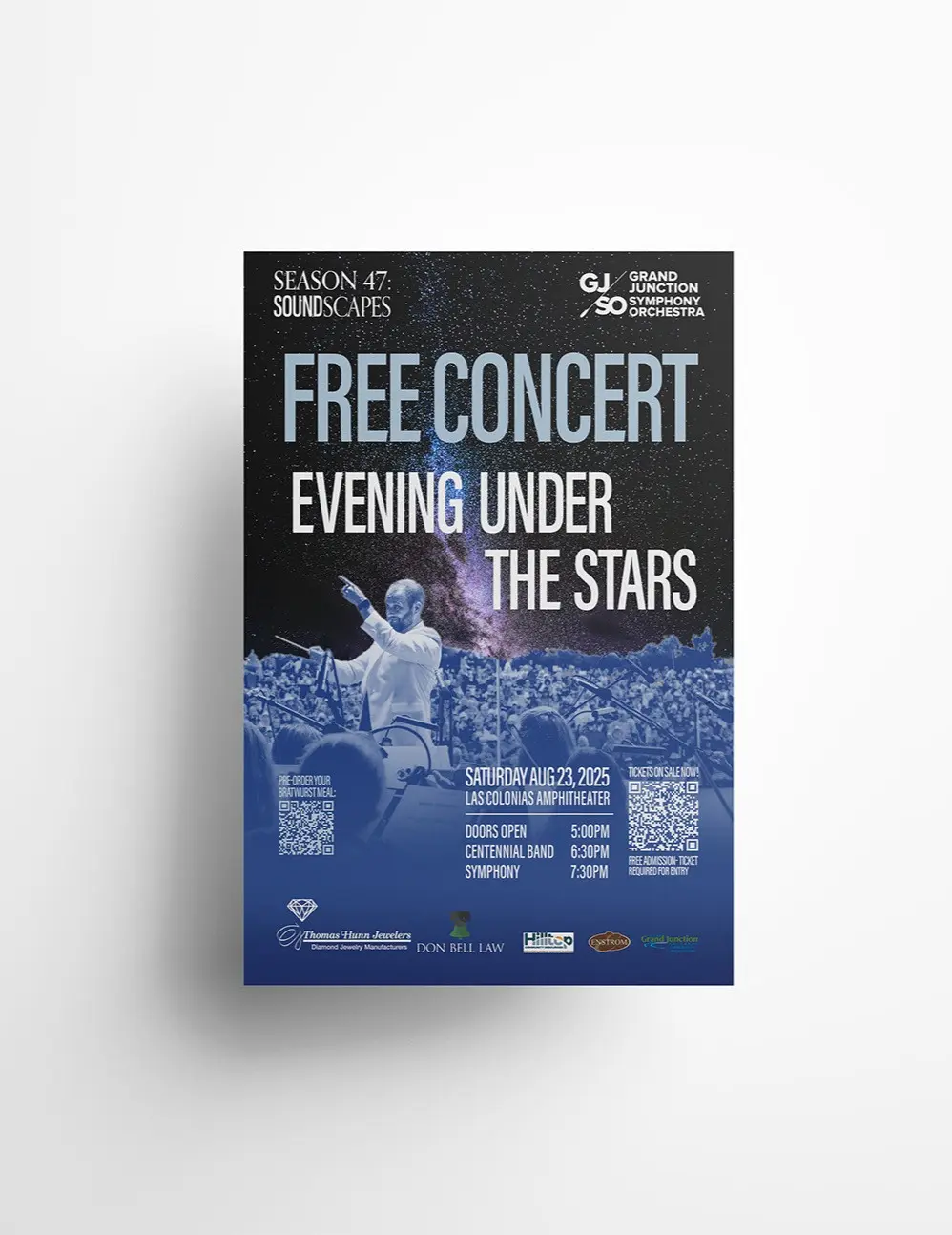 evening under the stars poster
